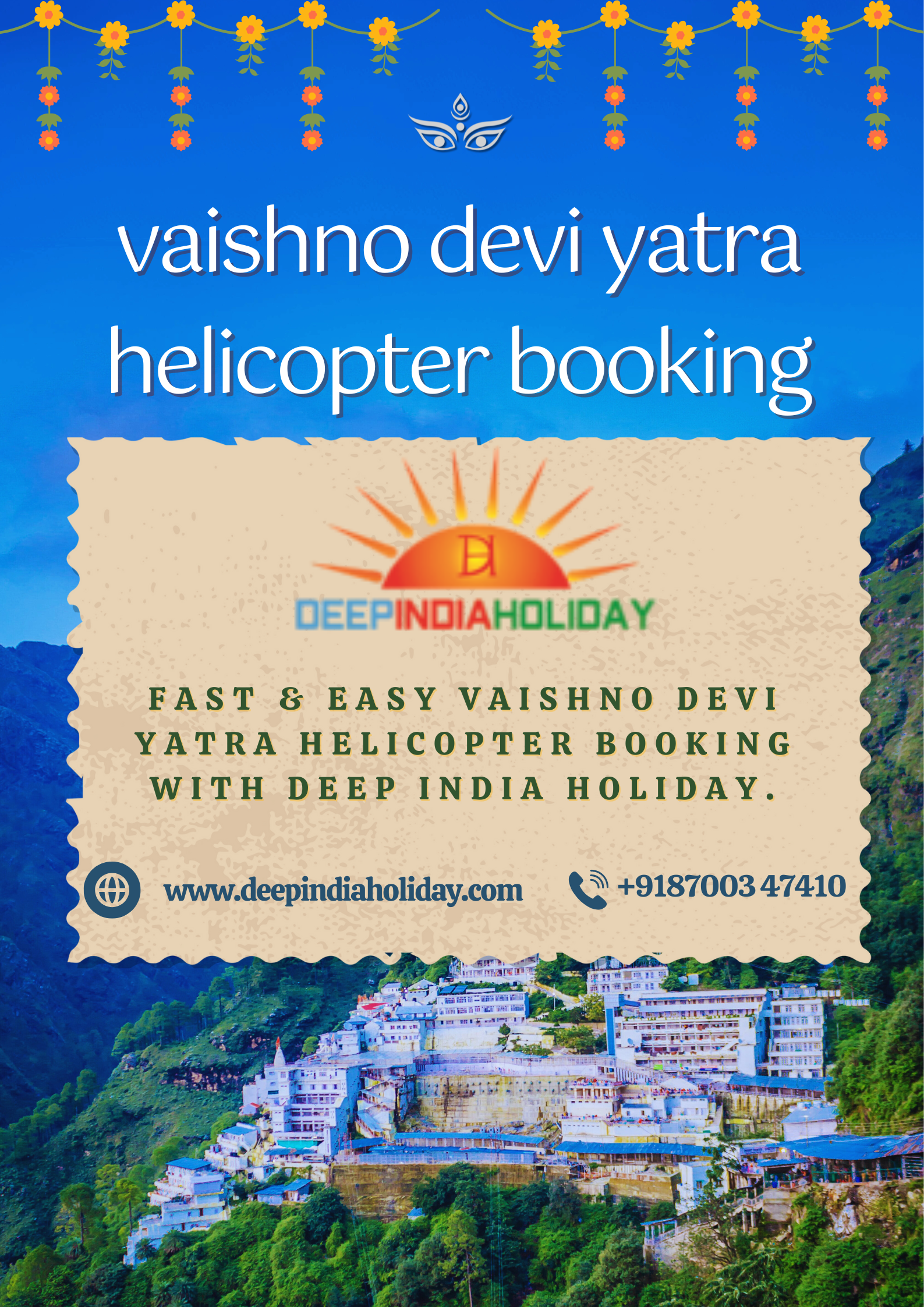 Attachment Blue and White Vintage Vaishno devi India Travel Poster.png