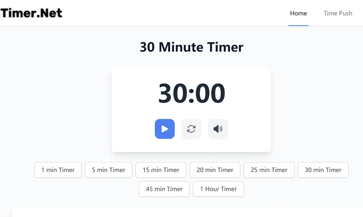 30 minute timer